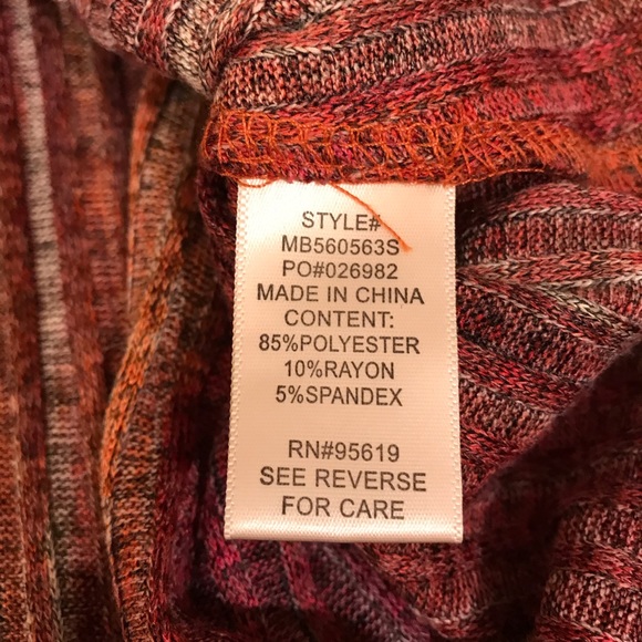 Studio JP Tie Front Bell Sleeve Boho Top Womens Size Small Fall Tones RenFaire - Picture 15 of 16